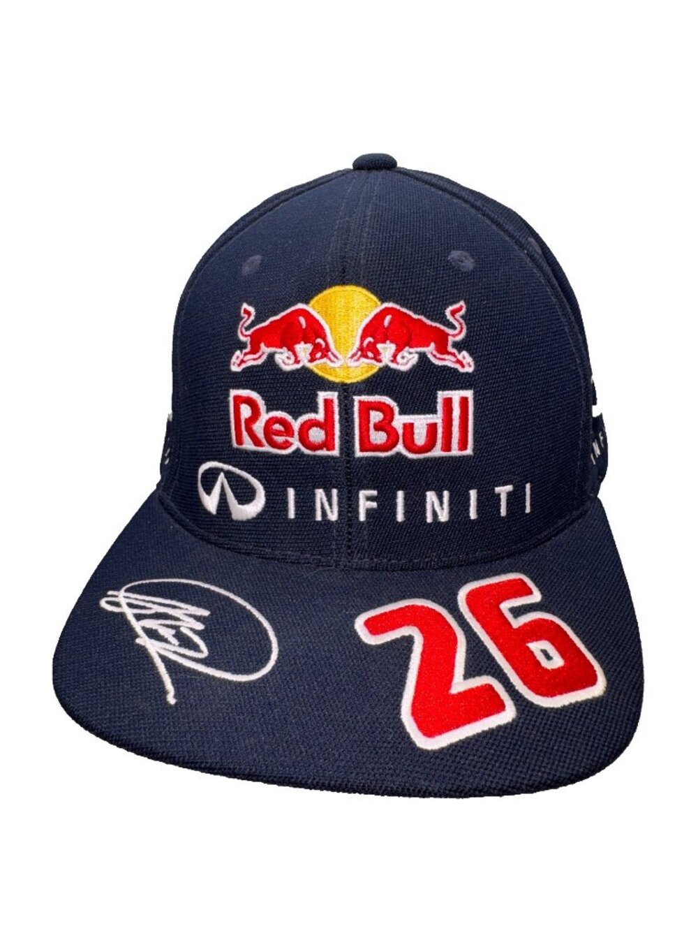 Red Bull Infiniti Racing Flexfit Cap Hat #26 Navy Blue OSFA Embroidered